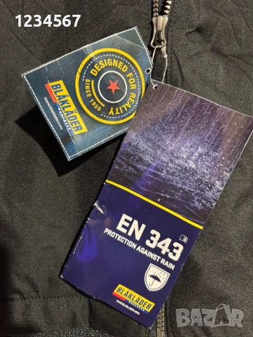 BLÅKLÄDER Lightweight Lined Functional Jacket Black., снимка 6 - Якета - 53193269