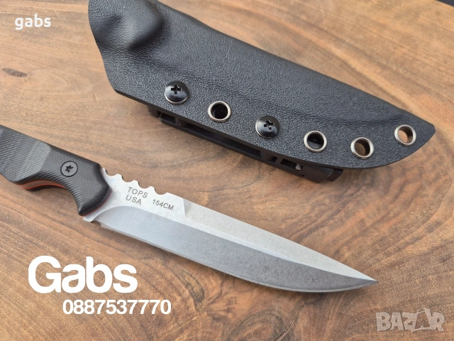 Тактически нож TOPS KNIVES Rapid Strike X-020,фултанг, снимка 5 - Ножове - 53377038