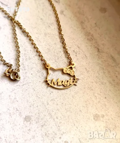 Детско колие, подарък за дете, сребърно детско колие, колие с анимационен герой, колие с име, снимка 6 - Колиета, медальони, синджири - 47700687