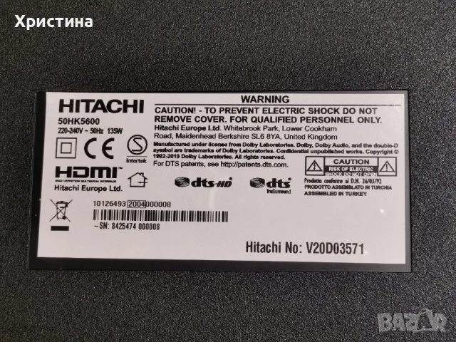 HITACHI 50HK5600 Vestel 17MB230 17IPS72