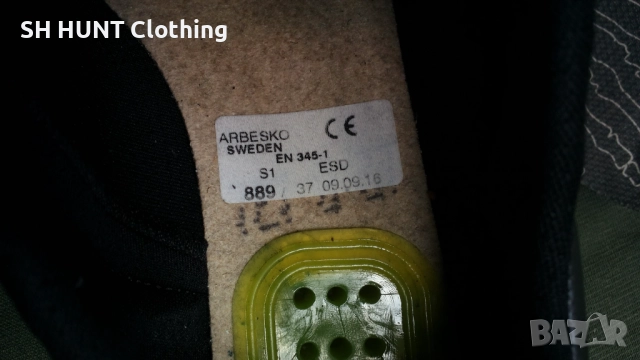 ARBESKO 889 Woman Leather Safety Shoes размер EUR 37 дамски работни обувки с бомбе WS1-4, снимка 18 - Други - 52001881