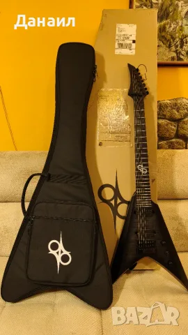 Solar V1.7FBB - Flame Black Burst Matte - като нова, снимка 11 - Китари - 55665245