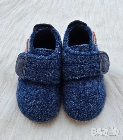 Детски пантофи Giesswein Oberstaufen №19 100% вълна, снимка 13 - Детски пантофи - 52326049