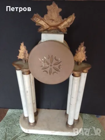 каминен настолен часовник 38/23 см, снимка 6 - Декорация за дома - 48750234