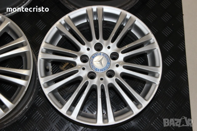 Алуминиеви джанти Mercedes W169 A-Class (2004-2012г.) Mercedes B-Class W245 16 цола 5x112 66.6, снимка 6 - Гуми и джанти - 53932264