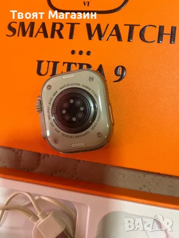 Смарт часовник  S100 Ultra Smart Watch Нов 49 мм Smartwatch Спортен часовник с пълен сензорен екран, снимка 3 - Мъжки - 50420786