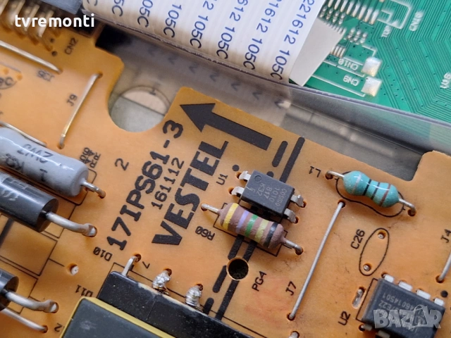 POWER BOARD 17IPS61-3 ,161112 for,  SANG модел  28114 28inc DISPLAY MT2751A01-4, снимка 2 - Части и Платки - 53932950