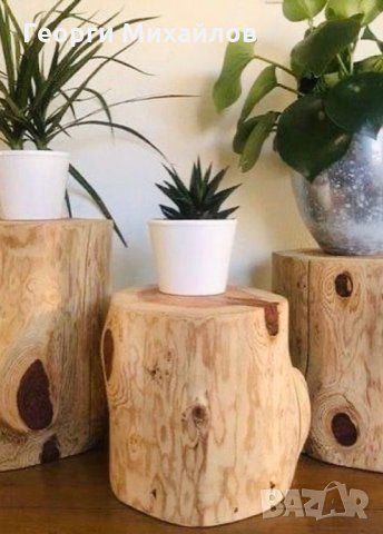 Пънче нощен шкаф,табуретка, цветарник или декорация, снимка 6 - Шкафове - 29316697