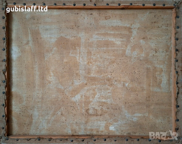 Картина, миньори, соц. реализъм, худ. С. Алексиев, 1966 г., снимка 3 - Картини - 53966344