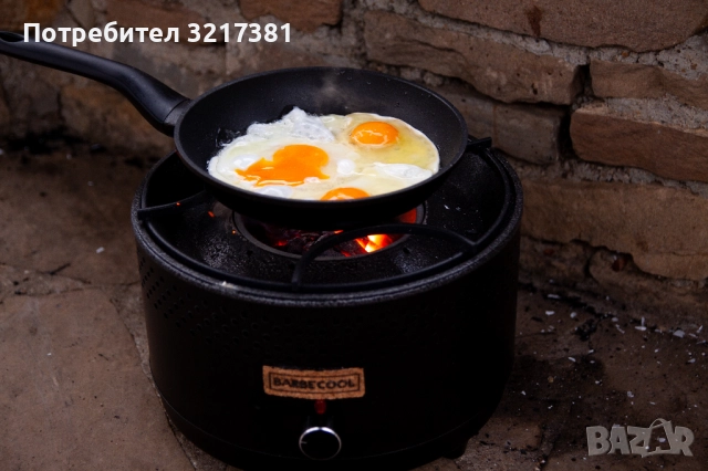Преносимо барбекю с електрически вентилатор и котлон, снимка 3 - Барбекюта - 36047038