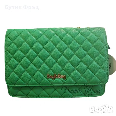 Дамска чанта Bag to Bag  зелена, снимка 3 - Чанти - 42569538