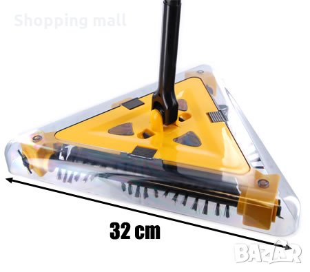 Зареждаема електрическа четка метла подочистачка swivel sweeper, снимка 5 - Прахосмукачки - 35603643