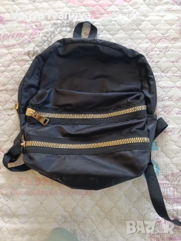 Defacto черна раница от шушляк.