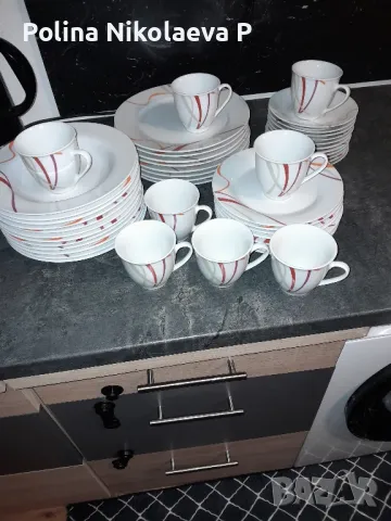 комплект чинии , снимка 2 - Сервизи - 49699733