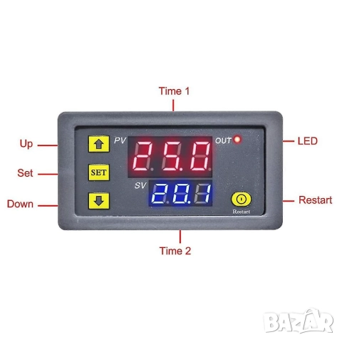 Реле за време 220VAC - автоматизация на процеси до 1500W, снимка 2 - Други - 51623044