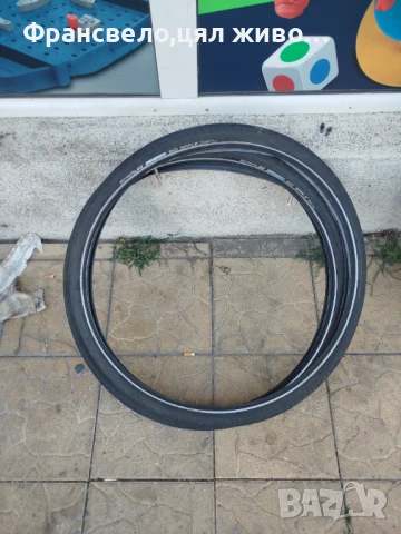 Чифт 28 цола гуми за велосипед колело с вътрешни schwalbe big apple 