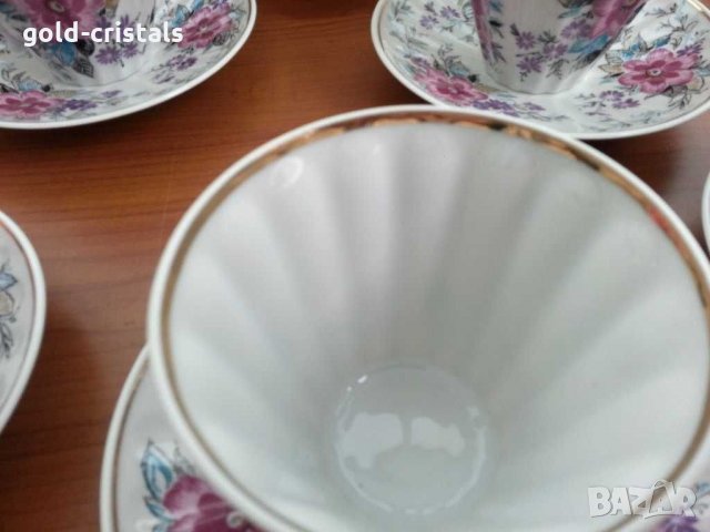 Руски порцеланов сервиз за чай ЛФЗ, снимка 11 - Антикварни и старинни предмети - 30592543