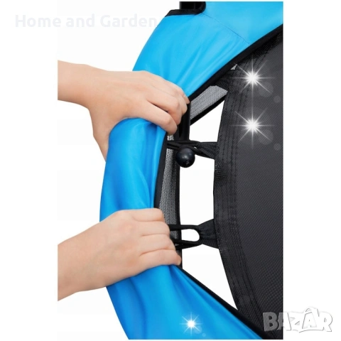 Мини батут с предпазна мрежа – безопасно забавление за деца, снимка 6 - Други - 53947862