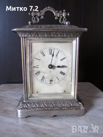  Старинен настолен часовник, снимка 1 - Антикварни и старинни предмети - 40713446