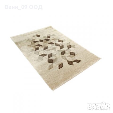 Кафяво-бежов килим 120х170см, снимка 2 - Килими - 40136242