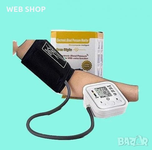Дигитален LED апарат за измерване на кръвно налягане  с USB вход, снимка 2 - Уреди за диагностика - 31365440