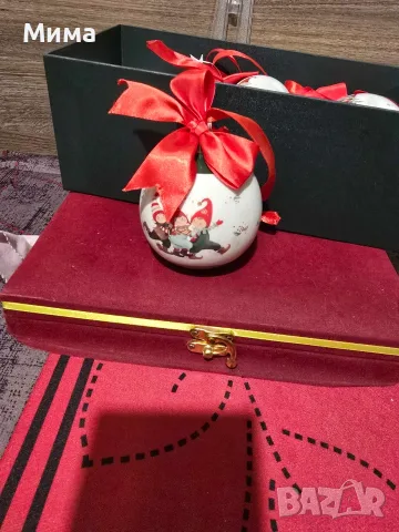 Порцеланови коледни играчки, снимка 2 - Коледни подаръци - 56329031