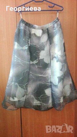 Дамски комплект от пола и блуза в сиво и синьо👗🍀M/L,L👗🍀арт.653, снимка 8 - Комплекти - 29718430