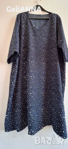 СТРАХОТНА ЕФЕКТНА РОКЛЯ 4XL-5XL, снимка 2 - Рокли - 50132488