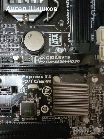 Дънна платка B85 Gigabyte GA-B85M-HD3G Socket 1150, снимка 3 - Дънни платки - 49034932