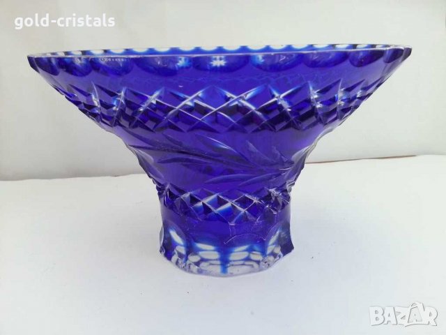 Кристална купа фруктиера, снимка 11 - Антикварни и старинни предмети - 30064361