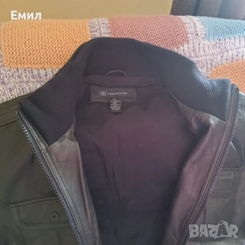 Продавам ново мъжко кожено яке, снимка 3 - Якета - 51995293