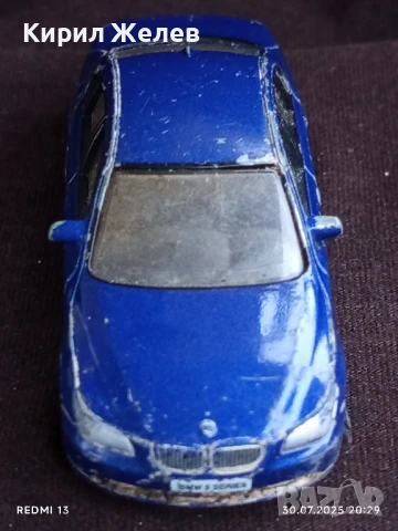 Метална количка BMW 5 SERIES рядка за КОЛЕКЦИЯ ДЕКОРАЦИЯ 41768, снимка 2 - Колекции - 51196576