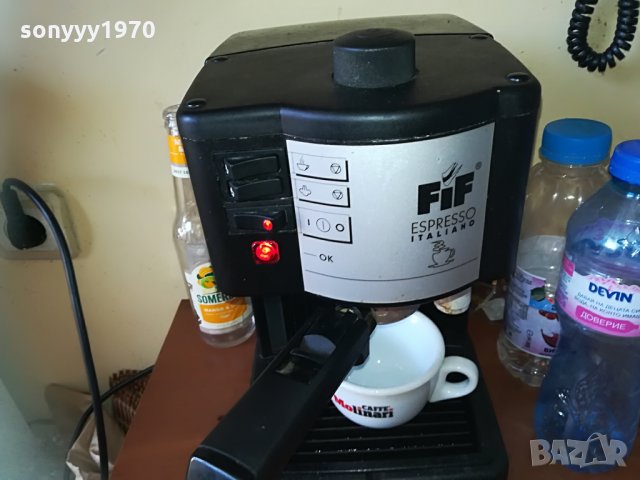 fif espresso italiano-кафемашина-нов внос швеицария, снимка 3 - Кафемашини - 29693407