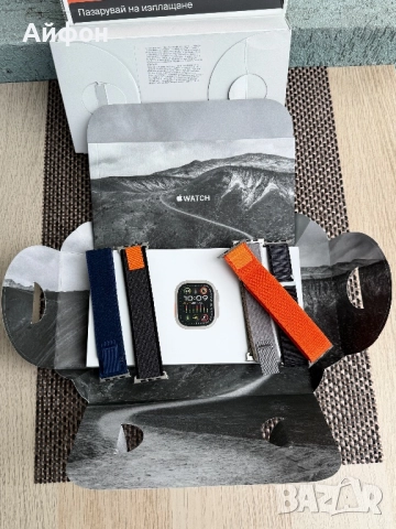 НОВИ!/*ЛИЗИНГ*/ Apple Watch Ultra 2 Natural Titanium 49mm iwatch Часовник, снимка 3 - Смарт гривни - 52085772