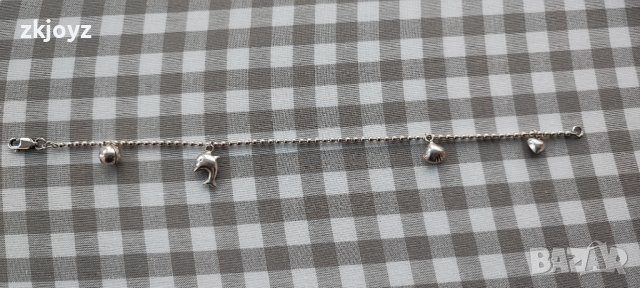 СРЕБЪРНА ГРИВНА с ЕЛЕМЕНТИ 4.60 ГРАМА/ ПРОБА 925, снимка 2 - Гривни - 44244501