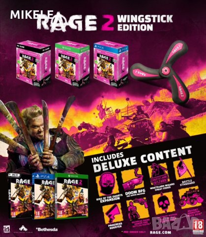 Rage 2 Wingstick Deluxe Edition PS4 PS5, снимка 3 - Игри за PlayStation - 32202646