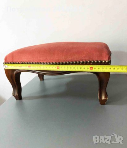 старо столче табуретка за крака антика footstool , снимка 2 - Антикварни и старинни предмети - 38267888