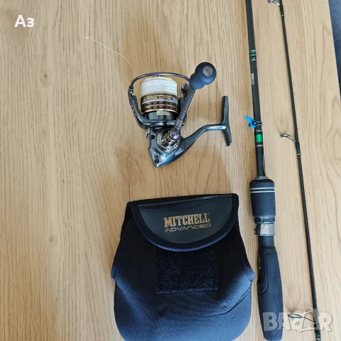 Лайт спининг комплект Mitchell: Въдица Elite Spin 6'0" (2-8g) + Макара Mag-Pro Lite 500 , снимка 3 - Въдици - 56136080