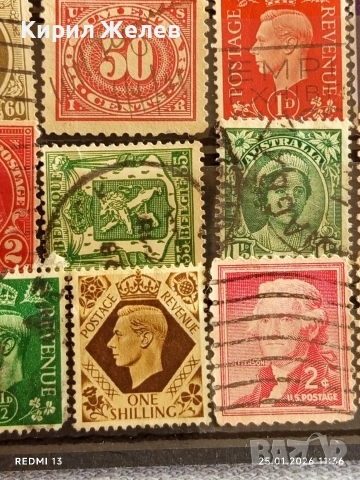 Стари пощенски марки от цял свят смесени ЛИЧНОСТИ,КРАЛИЦИ,КРАЛЕ,ПРЕЗИДЕНТИ за КОЛЕКЦИЯ 51957, снимка 10 - Филателия - 53218727