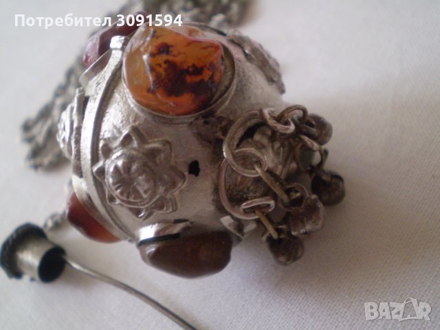 колекционерско шишенце за парфюм инкрустирано , снимка 11 - Антикварни и старинни предмети - 37124108