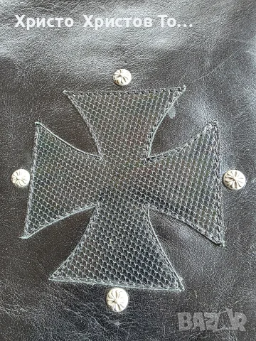 Луксозна кожена чанта CHROME HEARTS 💕 , снимка 2 - Чанти - 56540408