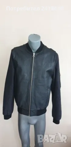 These Glory Days Leather / Wool Bomber Mens Size  L  ОРИГИНАЛ! Ест. кожа! Мъжко Яке, снимка 12 - Якета - 50209190