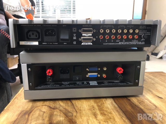 QUAD 909 мощен усилвател ,  предусилвател-QUAD 99 , снимка 2 - Ресийвъри, усилватели, смесителни пултове - 38423806