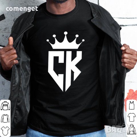 ХИТ CK! Мъжки тениски с CK KING дизайн! Поръчай модел С ТВОЯ идея!, снимка 1 - Тениски - 12744088