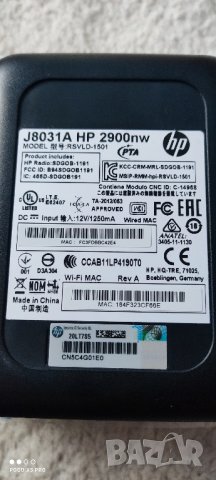 HP Jetdirect 2900nw Print Server принт сървър, снимка 2 - Мрежови адаптери - 42203199