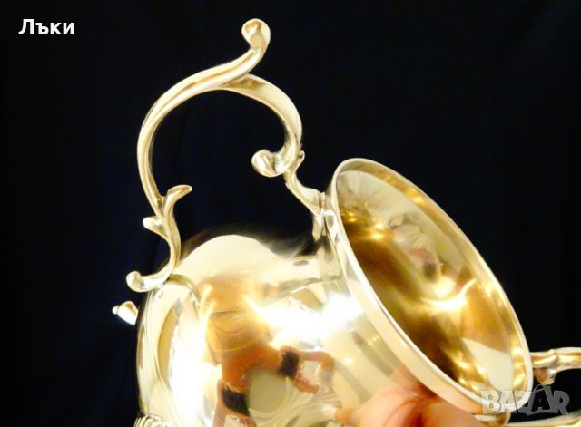 Бронзова захарница 850 мл.,790 гр.,барок, снимка 6 - Антикварни и старинни предмети - 30431900