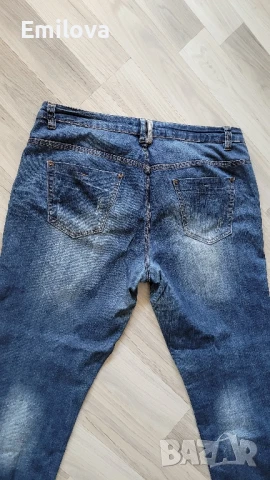 Дамски макси дънки Eu 44 номер, снимка 4 - Дънки - 51178169