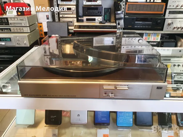 💽📻📀🎶 Грамофон ITT EXCLUSIVE LINE HIFI 9010 Belt Drive Record player В отлично техническо и визуа, снимка 2 - Грамофони - 49345043