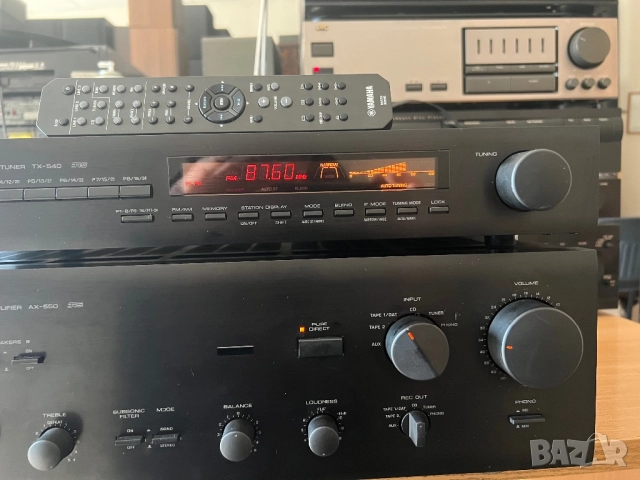 Yamaha AX-550 & TX-540, снимка 3 - Ресийвъри, усилватели, смесителни пултове - 52521131
