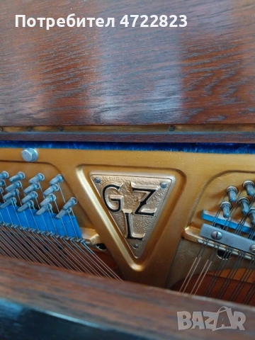 Пиано Zimmermann Leipzig 1913 г., снимка 5 - Антикварни и старинни предмети - 53272159